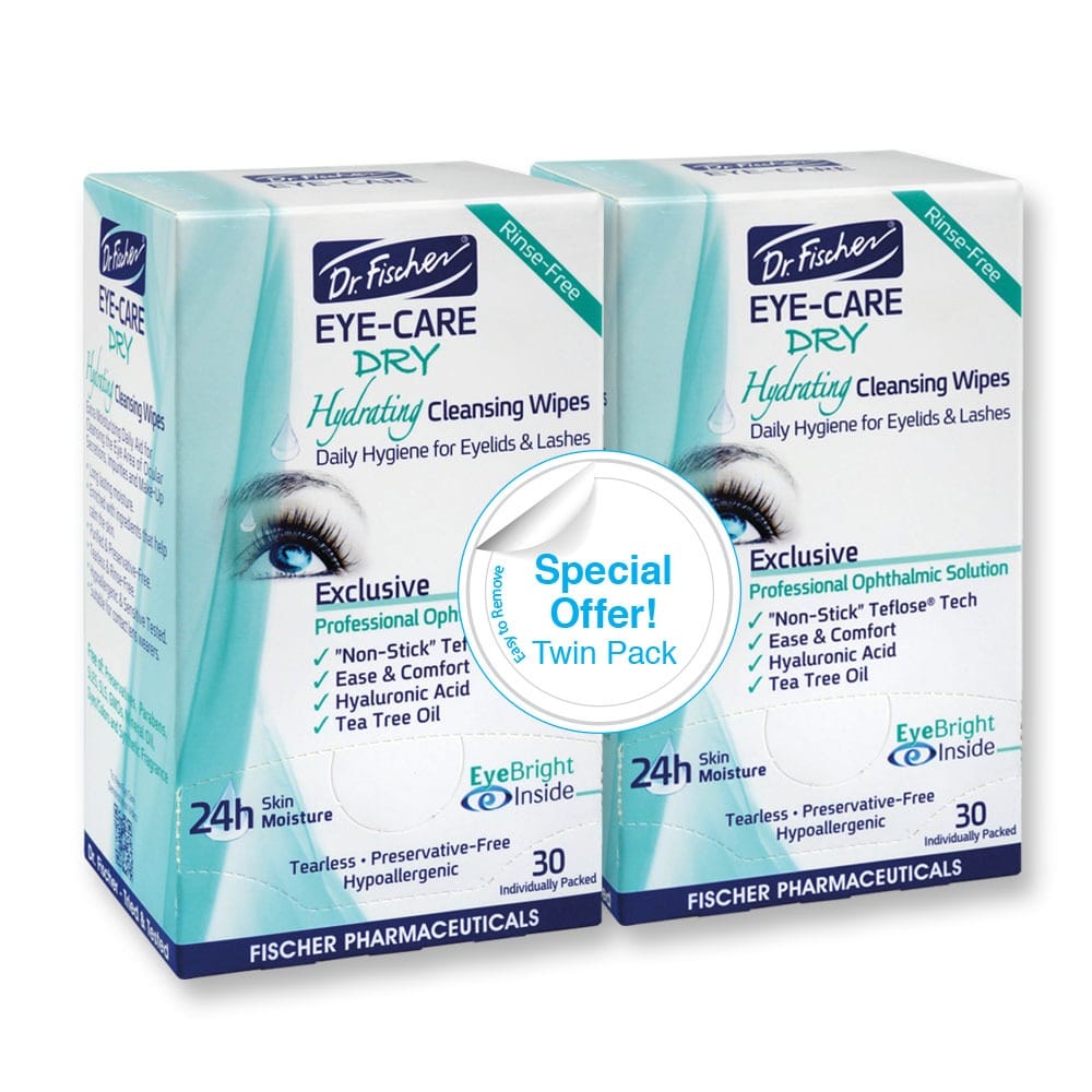 Dry cleansing. Салфетки для глаз доктор Фишер. Dr.Fischer effective Care. Biodegradable eyelid wipes. Eye Hygiene.