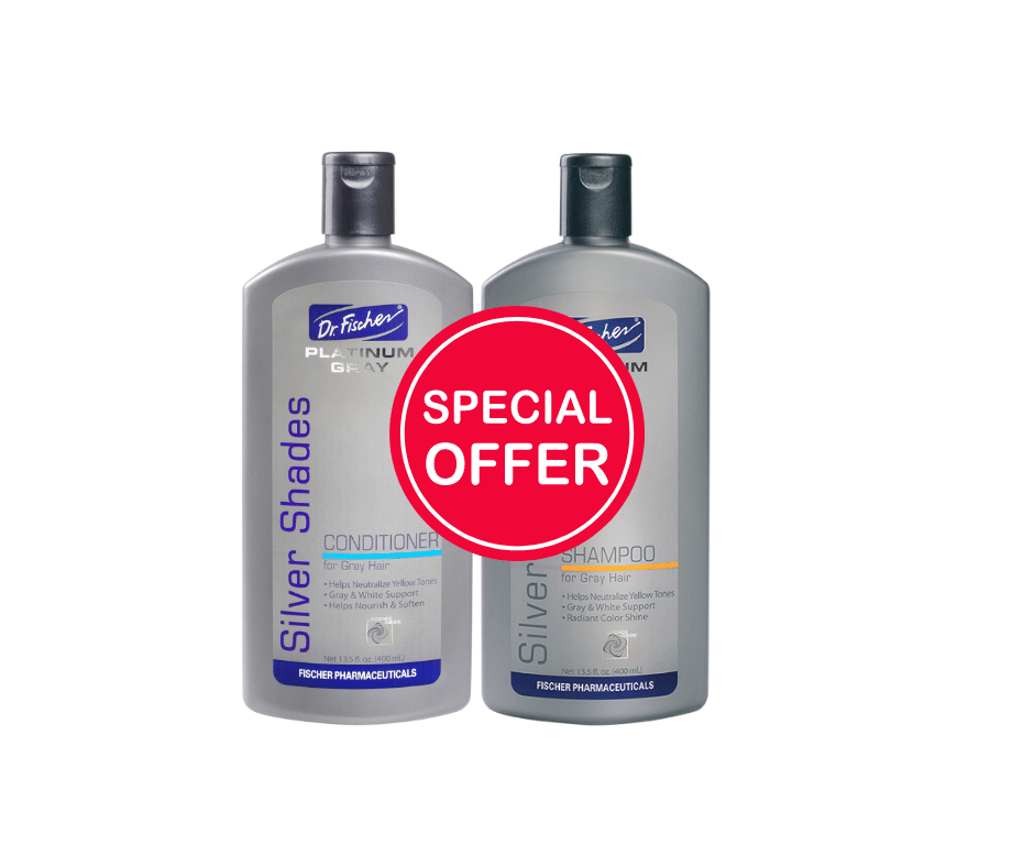 Platinum Gray Purple shampoo and conditioner - Dr. Fischer